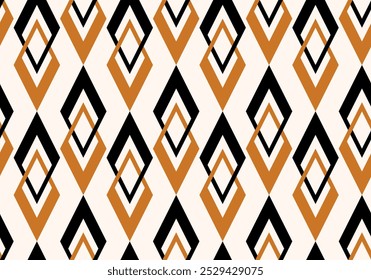 Seamless geometric rhombus pattern. Vector Illustration.