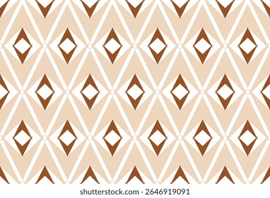 Seamless geometric rhombus pattern. Vector Illustration.
