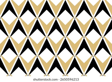Seamless  geometric rhombus pattern. Vector Illustration.