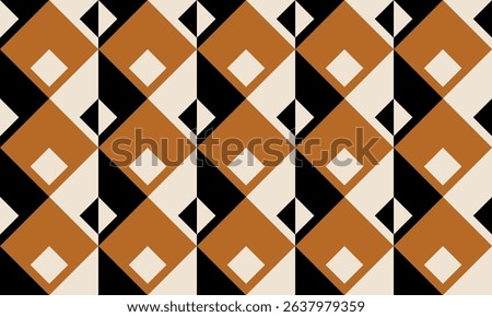 Seamless geometric rhombus pattern. Vector Illustration.
