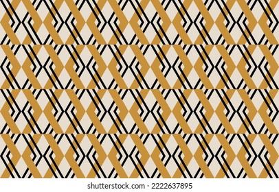 Seamless geometric rhombuses pattern. Vector Illustration.