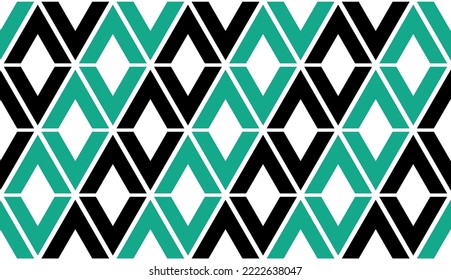 Seamless geometric rhombuses pattern. Vector Illustration.