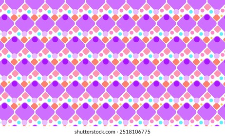 SEAMLESS GEOMETRIC SHAPES PATTERN TEXTURE COLORFUL TEMPLATE ABSTRACT BACKGROUND TRENDY DESIGN VECTOR