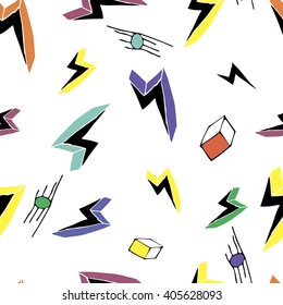 Seamless geometric shapes  pattern. Vector background. Geometric abstract texture