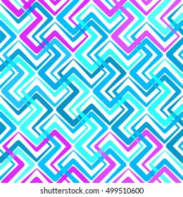 Seamless geometric simple pattern, colorful abstract background for design.