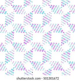 Seamless geometric simple pattern, colorful abstract background for design.