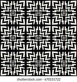 seamless geometric square lines design trippy vector pattern