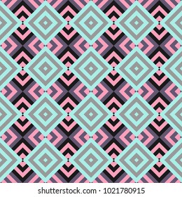 Seamless geometric square pattern
