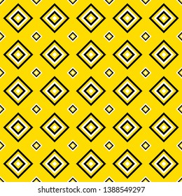 Seamless geometric square pattern background - vector graphic