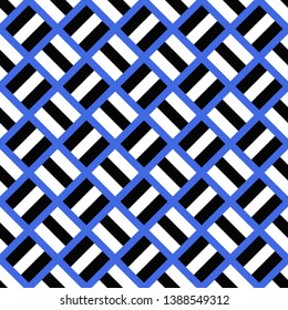 Seamless geometric square pattern background - vector illustration