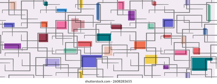 Seamless geometric square pattern. Design for textures, textiles, prints on clothes, creative fabric design, packaging and creative ideas