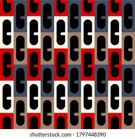 seamless geometric square pattern illustration.