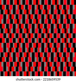 Seamless geometric square pattern.retro square background.Black red abstract squares illustration.wrapping paper,embroidery.silk pattern.square element background vector.