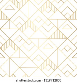 Seamless geometric squares pattern. Modern art deco style.