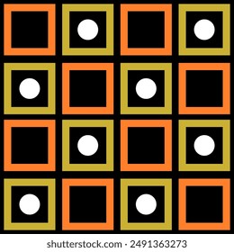 Seamless geometric squares pattern. Vector Illustration.
