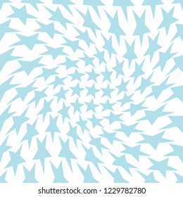 Seamless geometric star vector pattern. Retro design backdrop dynamic texture.