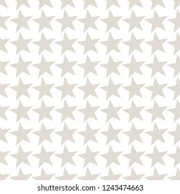 Seamless geometric star vector pattern. Retro design backdrop texture.
