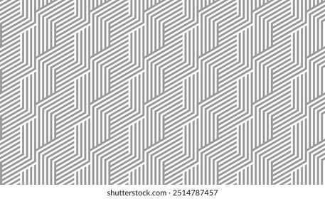 Seamless geometric stripe pattern background