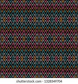 seamless geometric striped color pattern