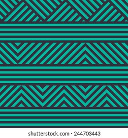 Seamless geometric striped pattern background
