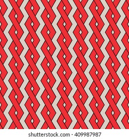 Seamless geometric striped pattern, colorful vector background 