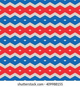 Seamless geometric striped pattern, colorful vector background 