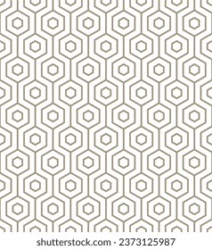 Estilo geométrico impecable con patrón hexágono