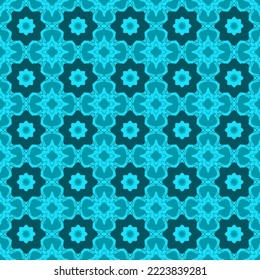 Seamless geometric stylish pattern. Digital illustration.