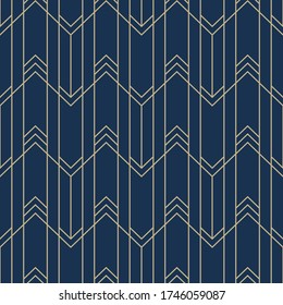 Una textura elegante y geométrica perfecta. Clásico Art Deco sin inconvenientes. Resumen de textura vectorial retro. Papel pintado islámico vintage. Diseño gráfico de entramado. Patrón de baldosas moderno vectorial.