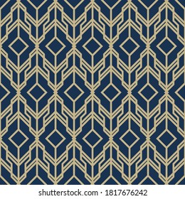 Una textura elegante y geométrica perfecta. Clásico Art Deco sin inconvenientes. Resumen de textura vectorial retro. Papel pintado islámico vintage. Diseño gráfico de entramado. Patrón de baldosas moderno vectorial.