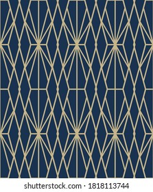 Seamless geometric stylish texture. Classic Art Deco seamless pattern. Abstract retro vector texture. Vintage Islamic wallpaper. Lattice graphic design. Vector modern tile pattern.