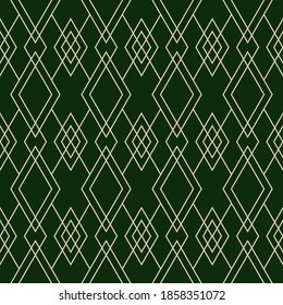 Nahtlose geometrische Stilstruktur. Klassisches Art Deco nahtloses Muster. Abstrakte Retro-Vektorstruktur. Vintage Islamische Tapete. Gittergrafisches Design. Moderne Vektorfliesen-Muster.