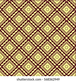 Seamless geometric symmetrical tile pattern