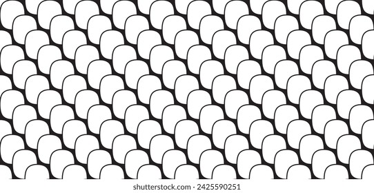 Seamless geometric texture. Contemporary abstract black and white texture adorned with creative diagonal shapes.