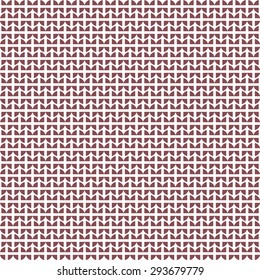 Seamless geometric texture on transparent background, brown.
