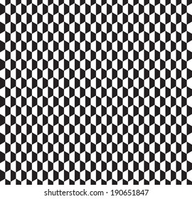 Seamless Geometric Texture Pattern Background - Black and White