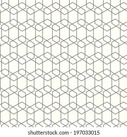 Seamless geometric tiles square pattern vector background