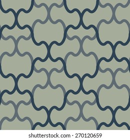 Seamless Geometric Trellis Background Pattern 