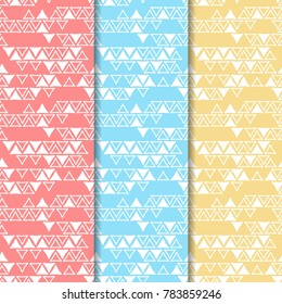 seamless geometric triangle abstract pattern