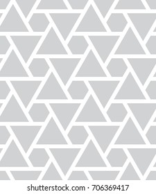 seamless geometric triangle hexagon grid pattern