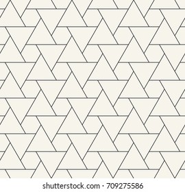 seamless geometric triangle hexagon grid pattern