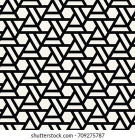 seamless geometric triangle hexagon grid pattern