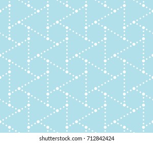 seamless geometric triangle hexagon grid pattern