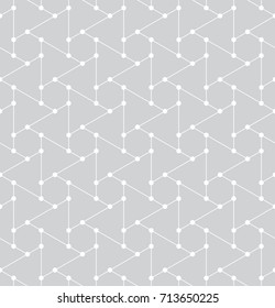 seamless geometric triangle hexagon grid pattern