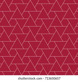 seamless geometric triangle hexagon grid pattern