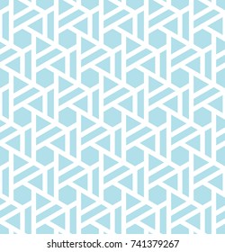 seamless geometric triangle hexagon grid pattern