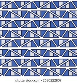 Seamless Geometric Triangle Pattern in Blue - Powered by Shutterstock - Get 15% off with code: PIKWIZARD15