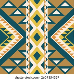 Seamless Geometric Triangle Pattern with Bold Shapes and Symmetrical Composition for Modern Design Projects