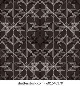 Seamless geometric triangle pattern. Modern abstract.