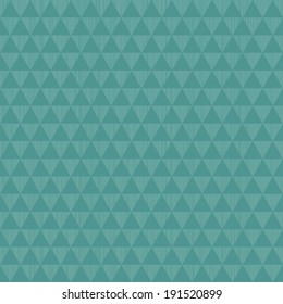 Seamless geometric triangle pattern on colored background